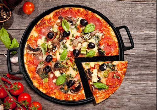 Cast Iron -14-Inch Baking Pan by Home-Complete