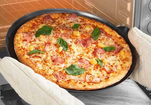 HONGBAKE 2 Pack Rust-Free Nonstick Pizza Pan for Oven