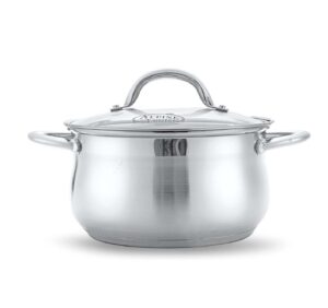 Alpine Cuisine 6-Quart Stainless Steel Dutch Oven Alpine Cuisine 6-Quart Stainless Steel Dutch Oven