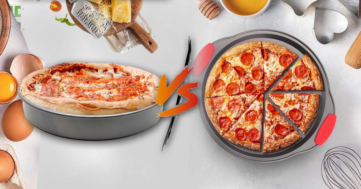 Deep dish pizza vs pan pizza comparison