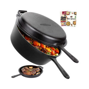 Overmont-Skillets-Pre-seasoned-Suitable-Induction