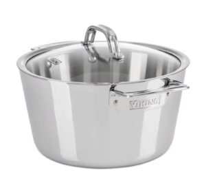 viking stainless steel dutch oven iking Contemporary 6.4-Quart 3-Ply Stainless Steel Dutch Oven