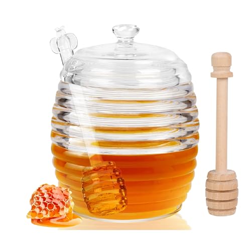 Best Honey Jar With Dipper And Lid
