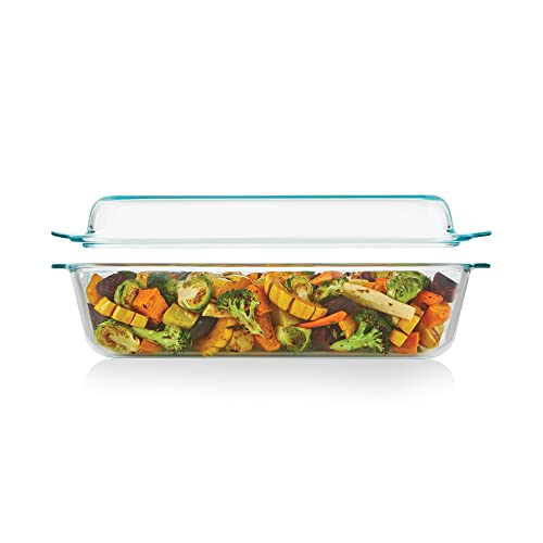 Glass Roasting Pan With Lid