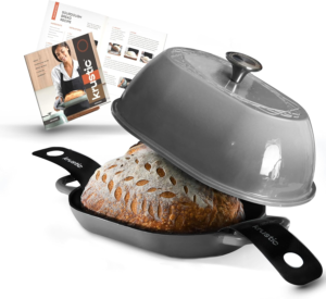 Krustic Enameled Cast Iron Loaf Pan