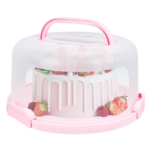 Plastic Cake Carrier With Lid And Handle​