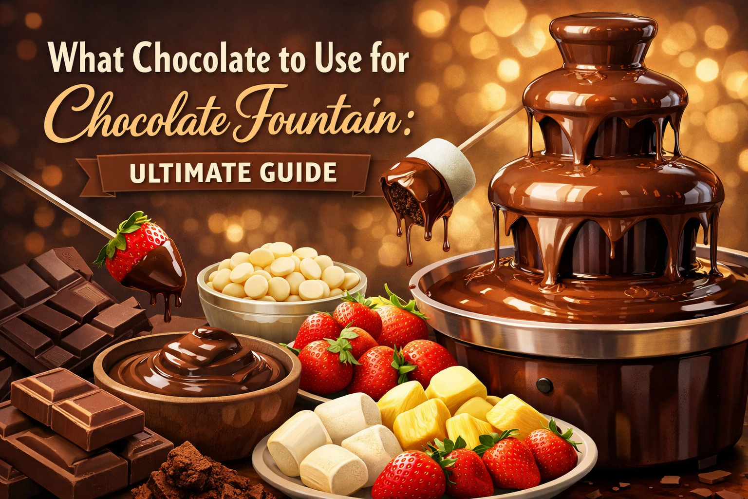 What Chocolate to Use for Chocolate Fountain Ultimate Guide