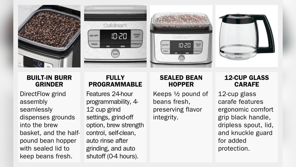 Cuisinart Coffee Maker Grinder Instruction Manual