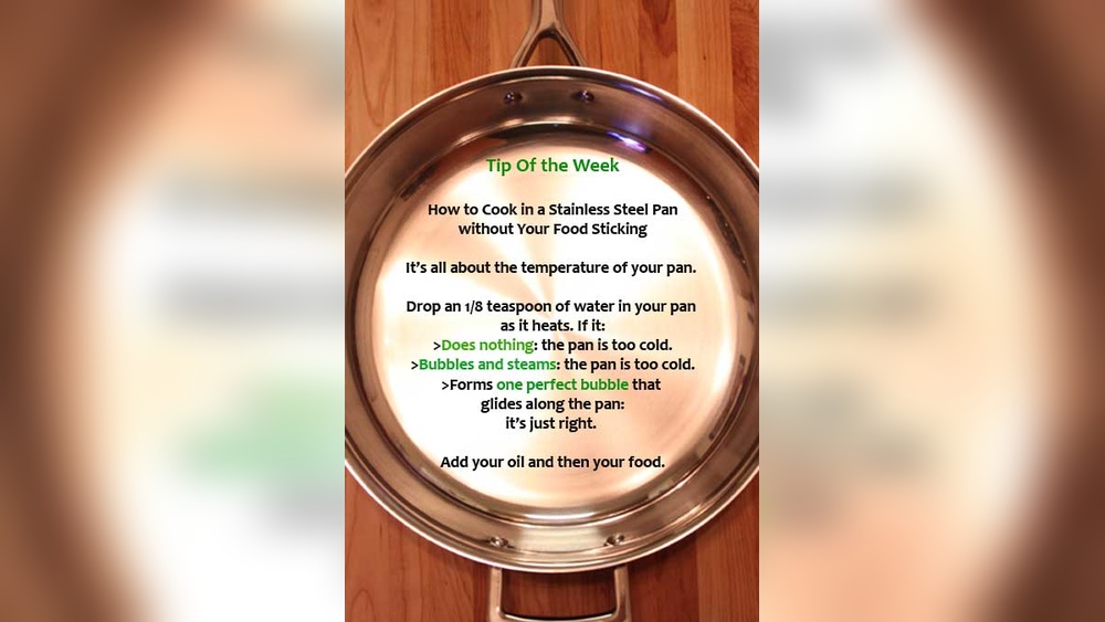 How to Cook With Stainless Steel Pans Without Sticking