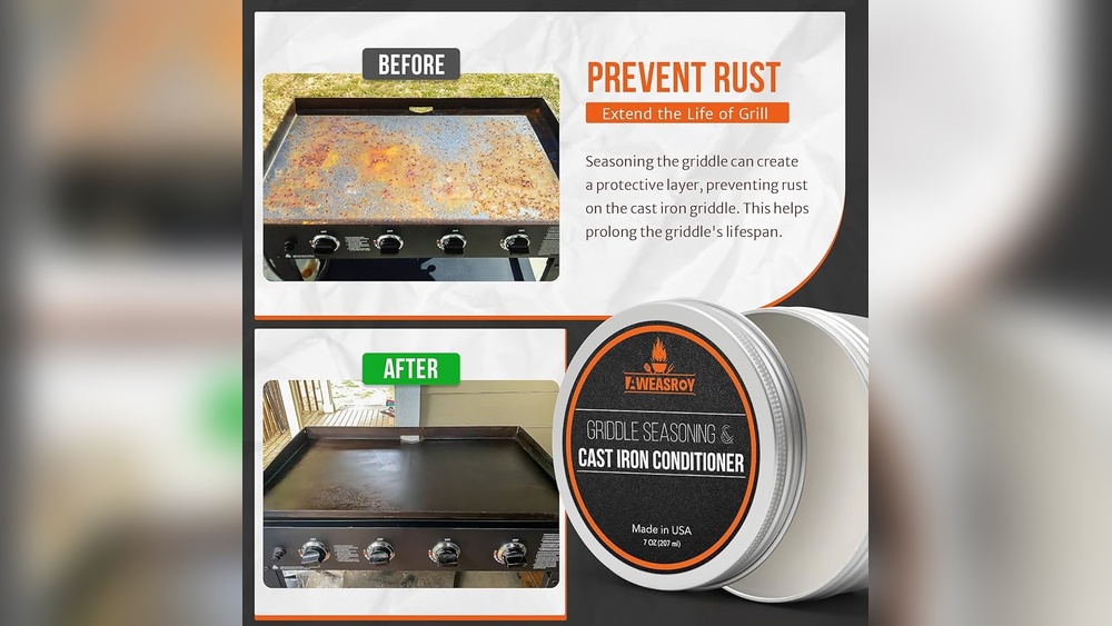 What is in Blackstone Griddle Seasoning